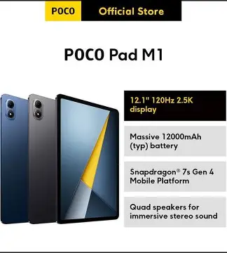 Resultado de imagem para Poco Pad M1 12" 8/256GB official